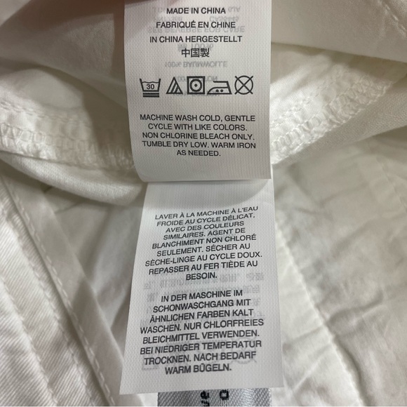 EUC J. Crew White Cotton Chino Pants (E-1) - Picture 9 of 9